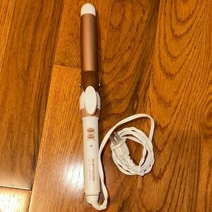 Clamp curling wand